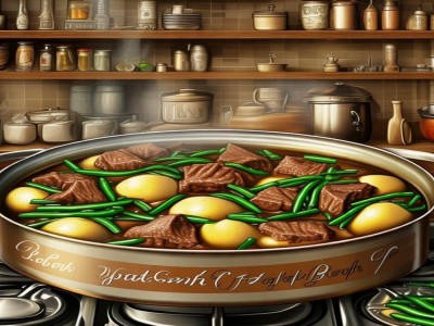 土豆四季豆炖牛肉