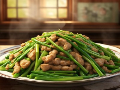 家常蒜苔炒肉如何炒得香嫩入味?