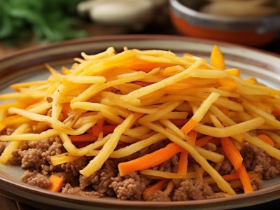 土豆丝胡萝卜丝肉同炒，搭配有何讲究？