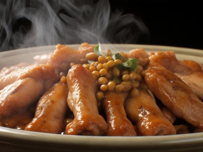 鸡脚焖黄豆窍门