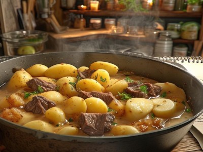 土豆炖牛肉.