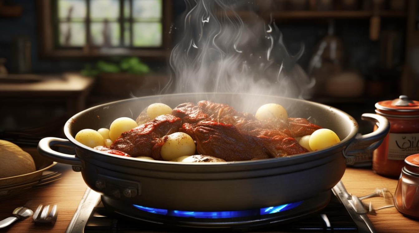 蒸肉 土豆