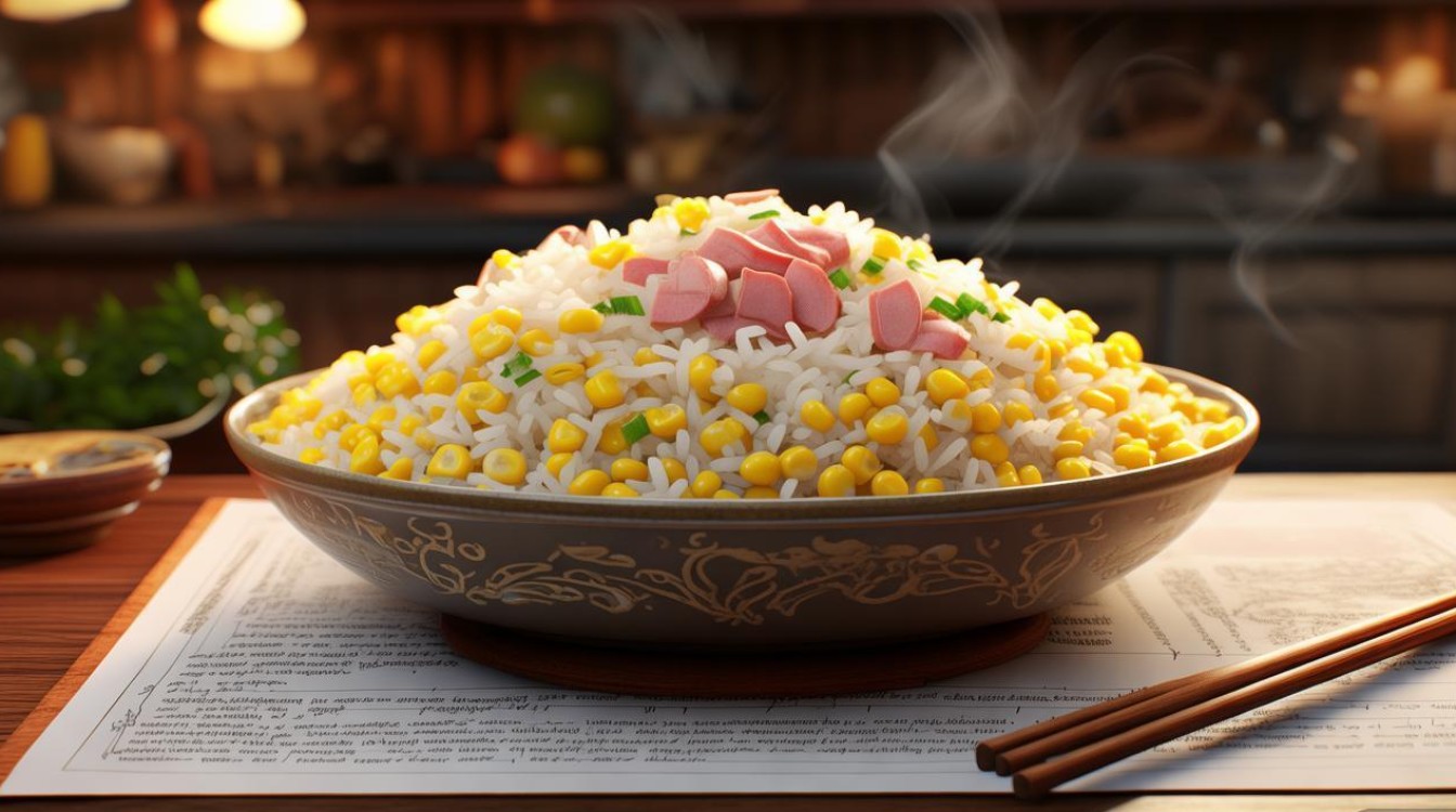 玉米火腿蒸饭窍门
