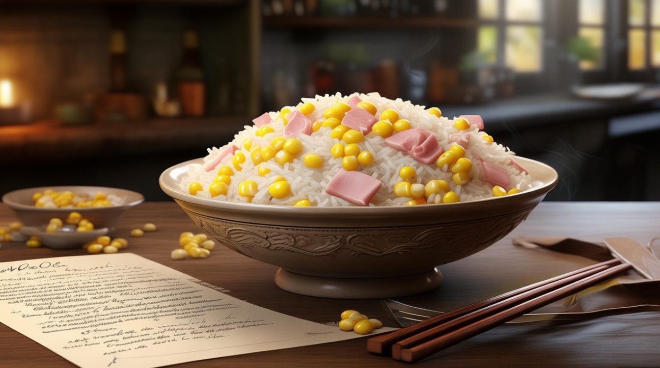 玉米火腿蒸饭窍门