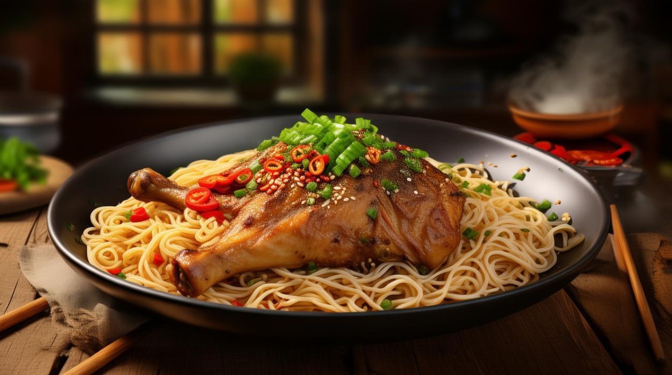鸡腿面家常做法