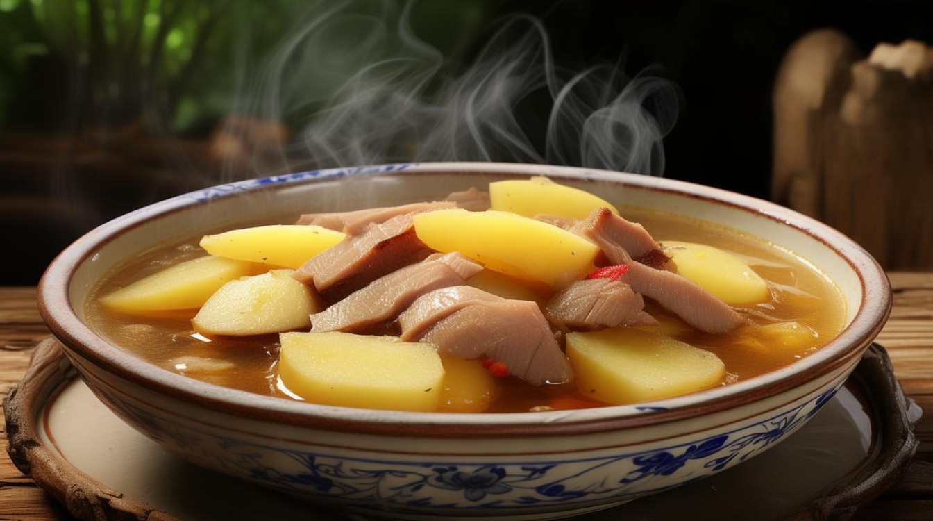 土豆腊鸭