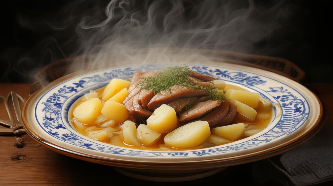 土豆腊鸭