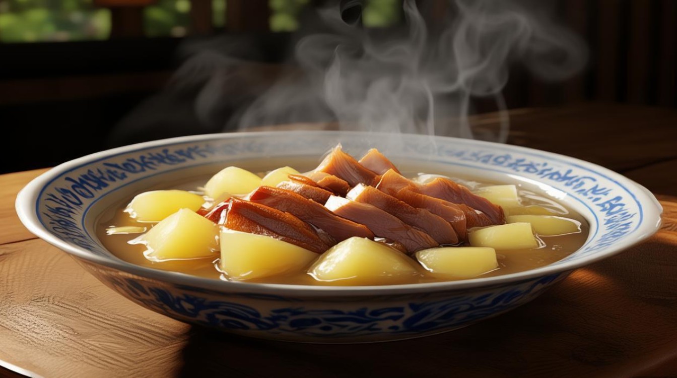 土豆腊鸭