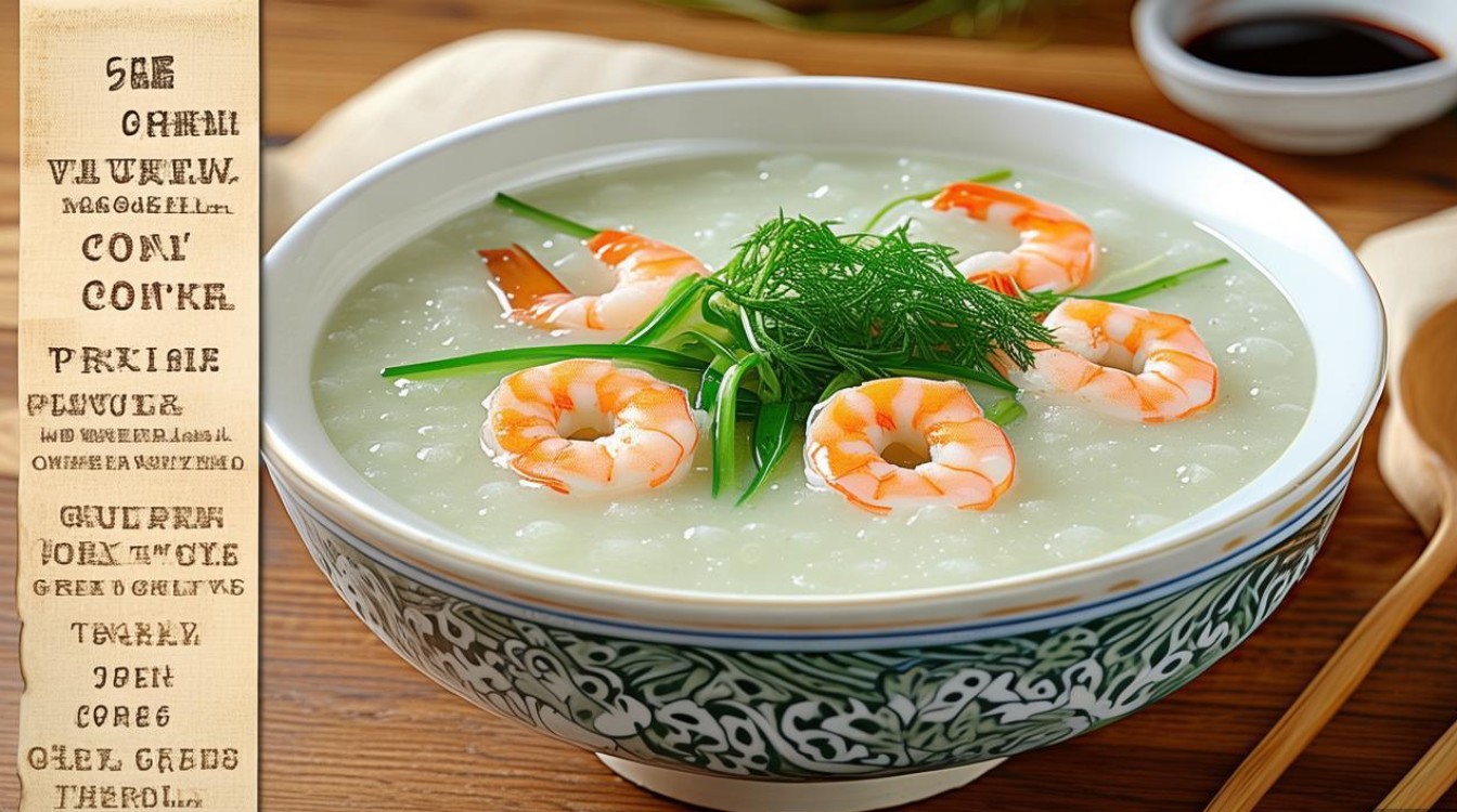 虾米青菜粥窍门