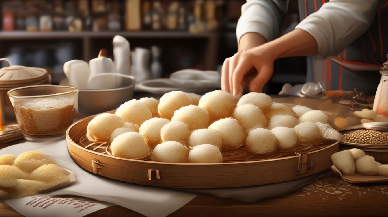 油炒糯米圆子窍门