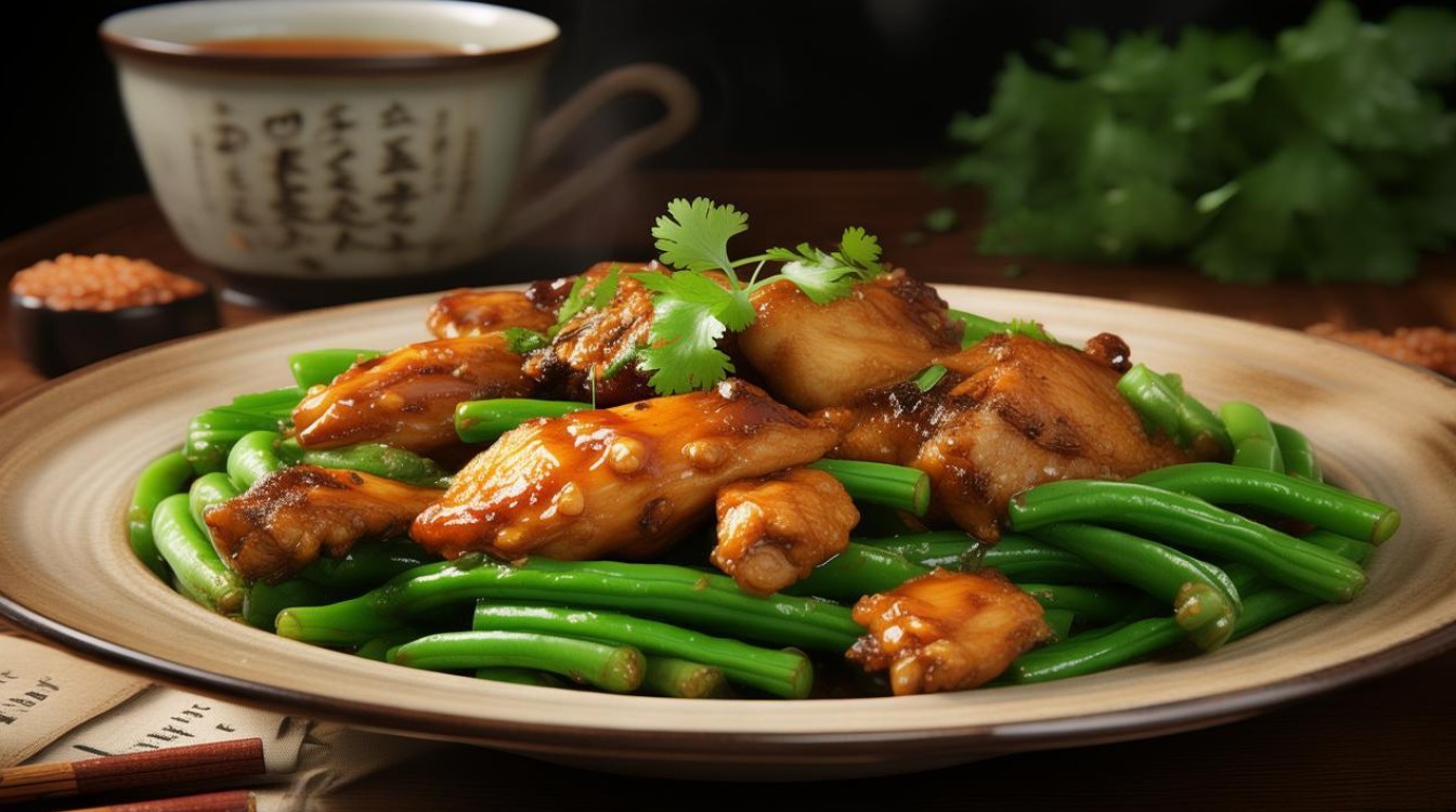 豆角炖鸡翅窍门