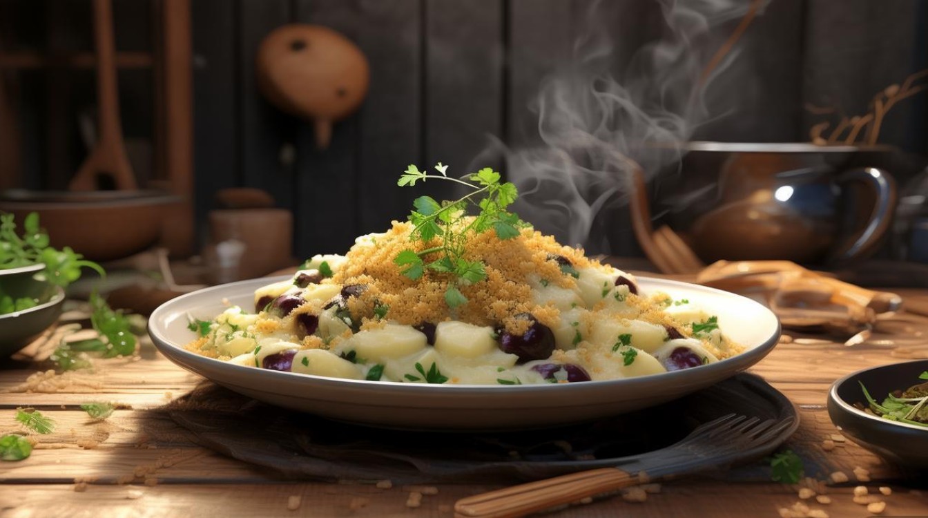 茄子炖土豆泥怎么做