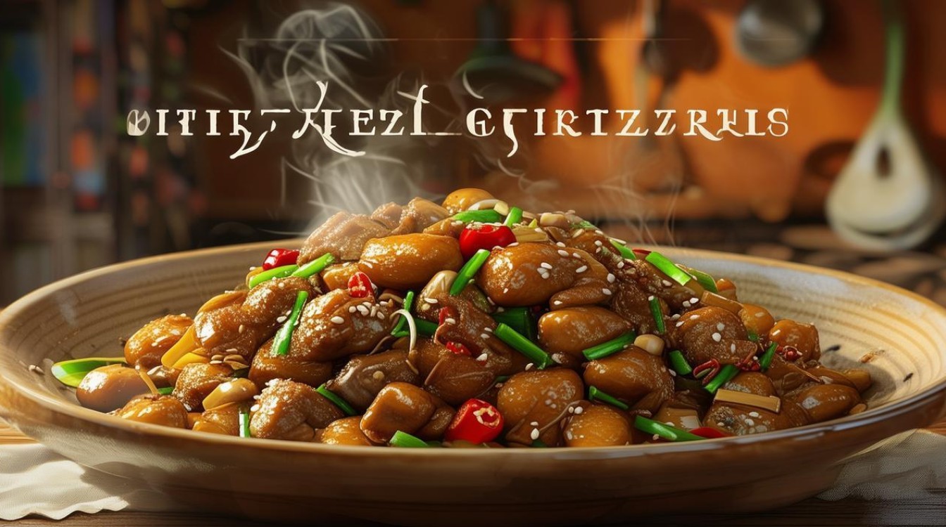 爆炒鸡胗的家常