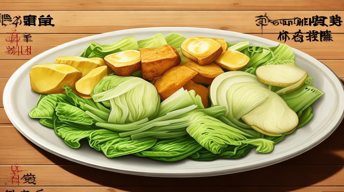白菜片炒干豆腐土豆片