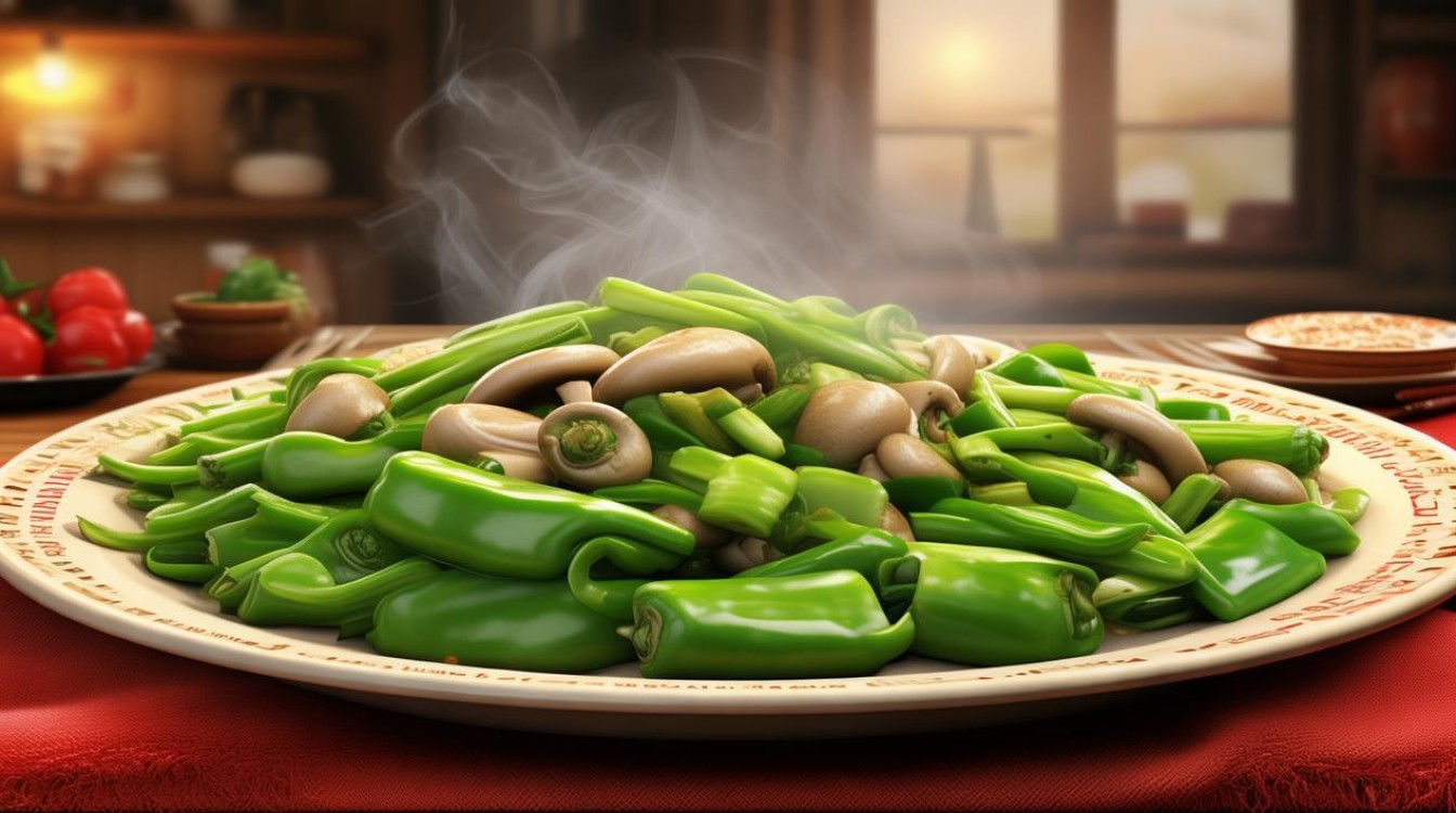 香菇青椒做法大全家常